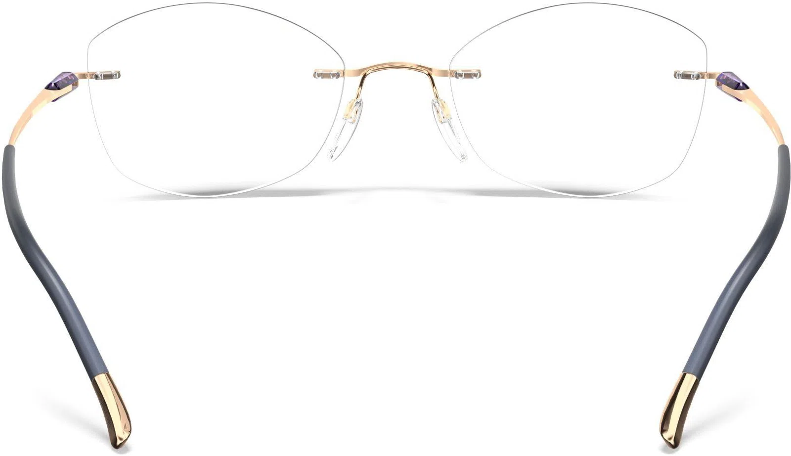 Silhouette Purist Color Groove Demo Rimless 5561 Eyeglasses - view 57